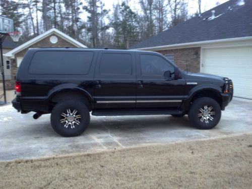 2003 ford excursion limited, v10, lifted 37s