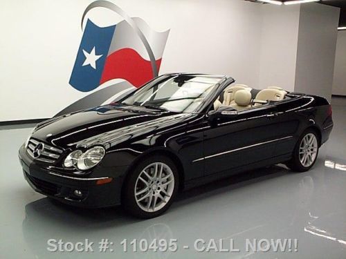 2009 mercedes-benz clk350 convertible htd leather 40k! texas direct auto