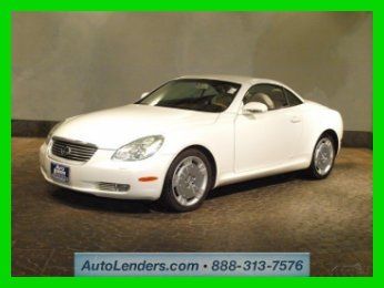 Navigation system heated seats leather seats convertible v8 full warranty