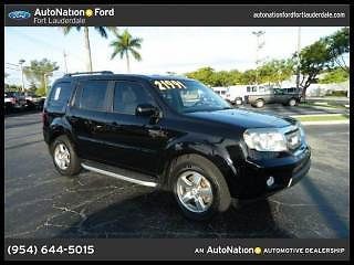 2011 honda pilot 2wd 4dr ex-l leather moonroof 3.5l v6 one owner well maintained