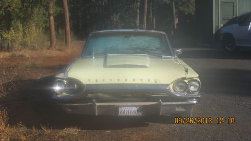 2 1964 thunderbird  project cars. one car will  drive and the motor runs well. t