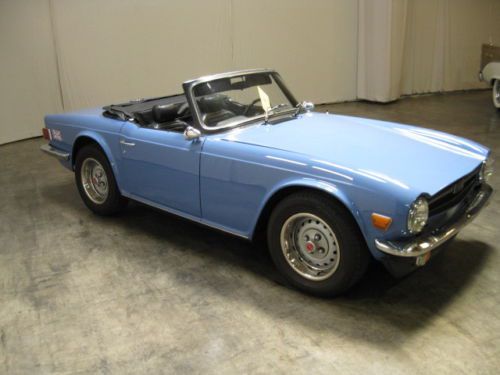 1975 triumph tr6 roadster with factory hardtop