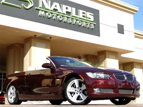 2008 bmw 335i 6 speed manual 2-door convertible, barbara red, only 33k miles!