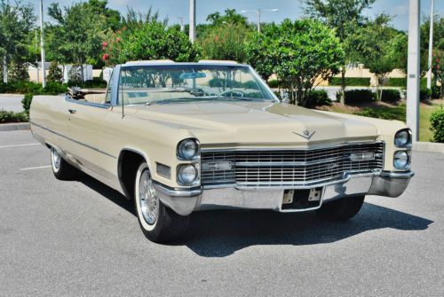 Simply beautiful just sweet 1966 cadillac deville convertible laser straight wow