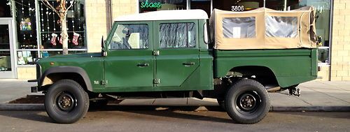 Land rover defender 130 double cab, left hand drive, low mileage 300tdi diesel