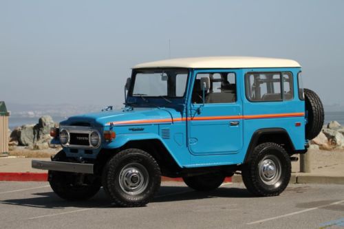 Beautiful 1978 toyota fj40 landcruiser blue california car fresh paint no rust