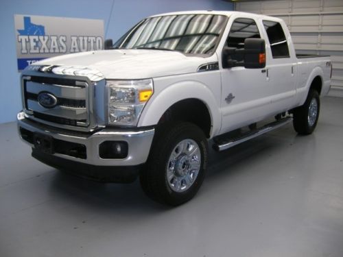 We finance!!  2013 ford f-250 lariat 4x4 diesel roof nav leather sync texas auto