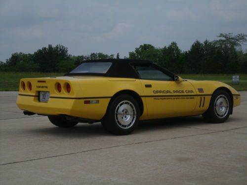 1986 corvette convertible indy pace car, 11,578 original miles-2 owner survivor!