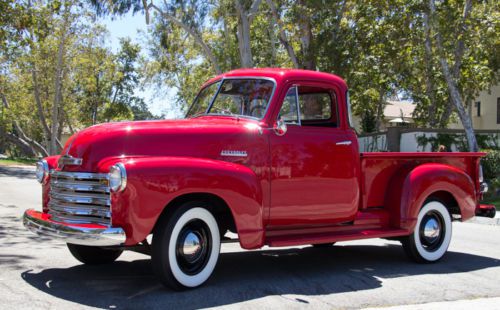 1951 chevy 5 window deluxe cab truck beautiful brand new restoration!!!
