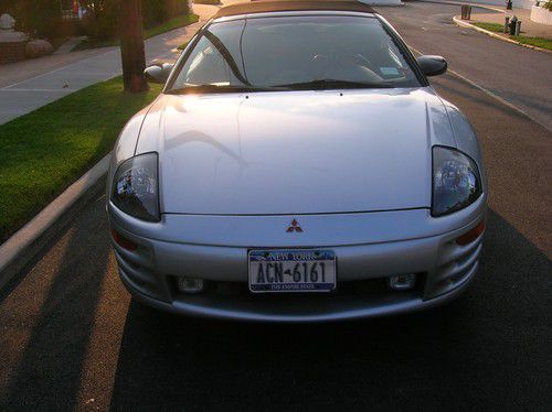 One owner, 2001 mitsubishi eclipse spyder gt convertible,   clean!