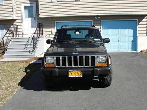 2000 jeep cherokee limited - black - leather seats