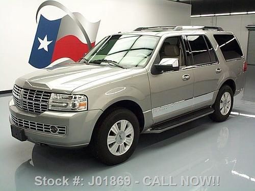 2008 lincoln navigator 7 pass sunroof climate seats 51k texas direct auto
