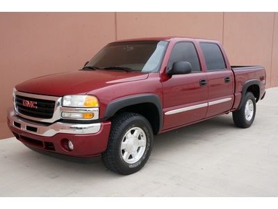 05 gmc sierra slt z71 crew cab 4x4 bed liner cd player clean carfax certified!!!
