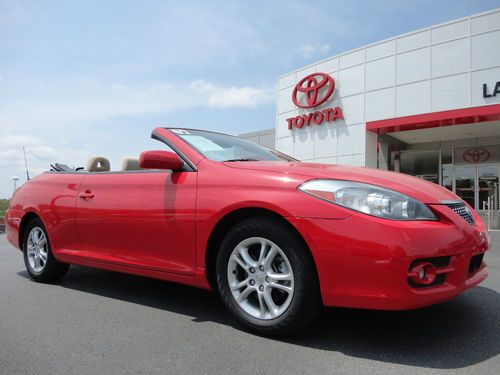 2007 solara convertible se 48k miles 1-owner carfax &amp; toyota certified video