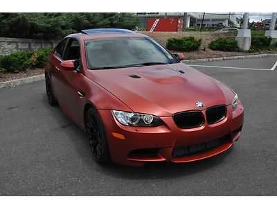 2013 bmw m3 coupe frozen red edition smg m drive double clutch trans navigation