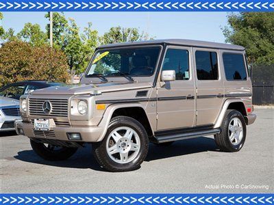 2003 g500: one-owner, offered by authorized mercedes-benz dealer, exceptional