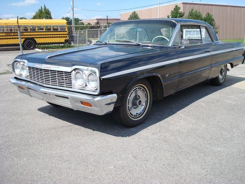 1964 impala ss hardtop 327 300 hp numbers match 2 owner great docs automatic
