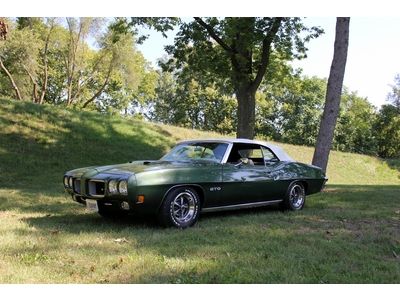 1970 pontiac gto 455 convertible **numbers matching - frame-off restoration**