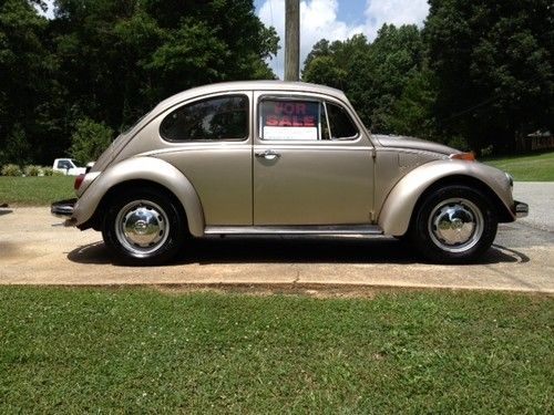 1970 volkswagen beetle, 48,050 documented miles -vin check against registrations