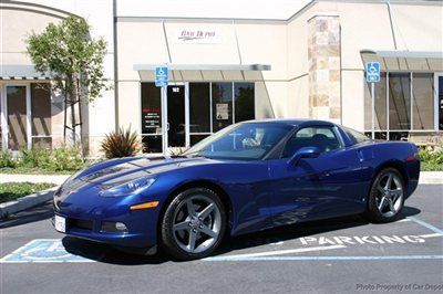 2007 chevy corvette - 20k miles - lemans blue - pampered