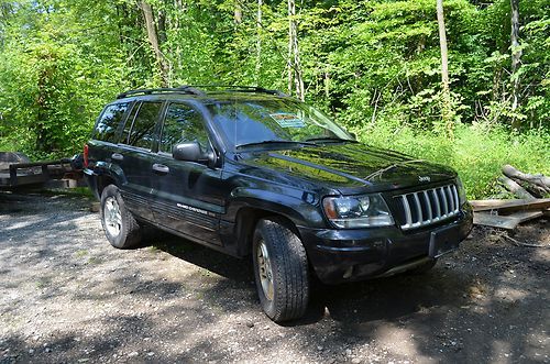 2004 jeep grand cherokee special edition loaded 4.0 motor moon roof no reserve