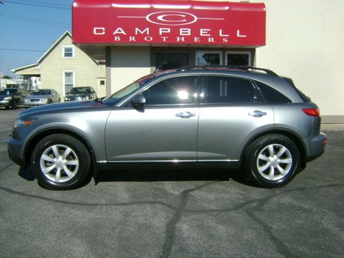 2005 infiniti fx35 awd 3.5l only 47,312 miles navigation rear camera moon roof