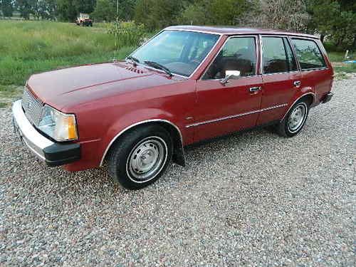 1984  mercury lynx wagon  diesel  dry western car  same as ford escort