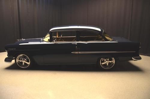 Beautiful custom navy blue classic '55 bel air - countless upgrades!