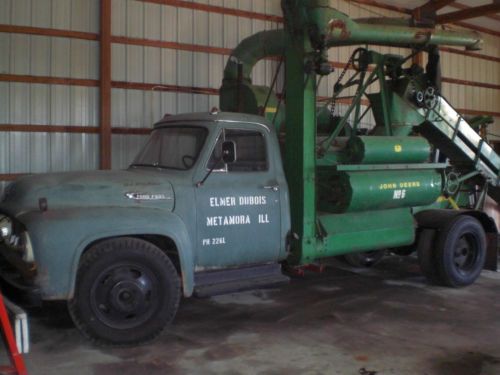 1953 ford truck w/john deere #6 corn sheller