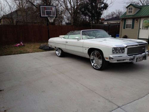 1975 chevy caprice all power,rust free,rebuilt 350-355 motor matching numbers