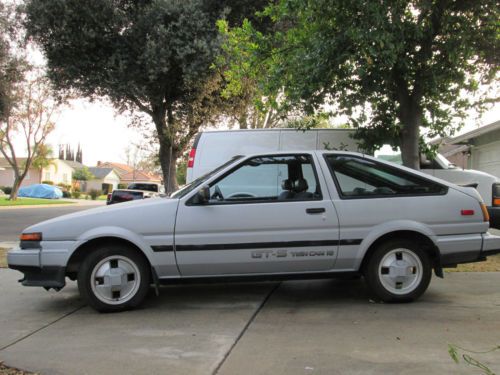 1985 toyota corolla gts 5 speed #s matching california car with a 3-day auction