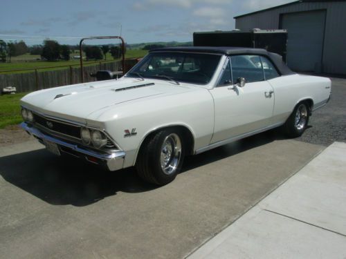 1966 chevrolet chevelle convertible - 396 / 4 spd - beautifully done ss clone
