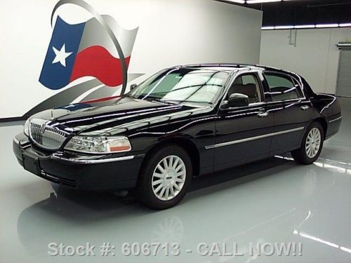 2004 lincoln town car ultimate 6pass htd leather 66k mi texas direct auto