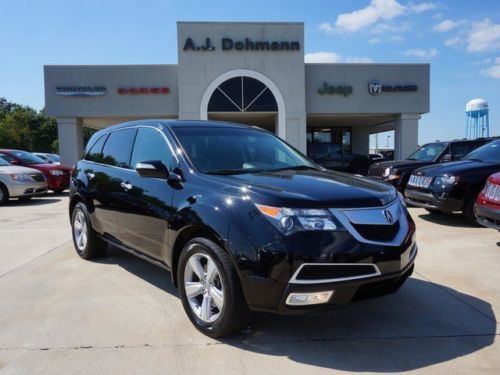 2011 acura mdx black leather nav sunroof technology package 3rd row backup cam