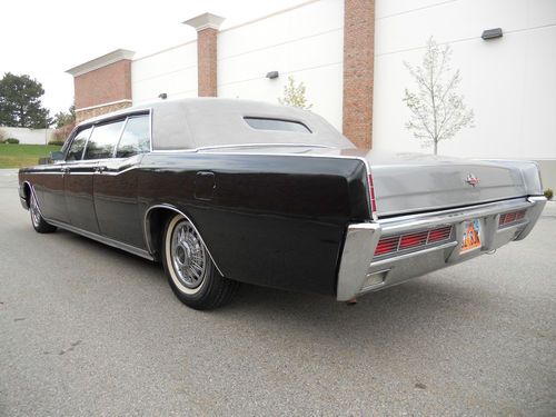 1966 lincoln continental limo - suicide doors limousine - crowd stopper