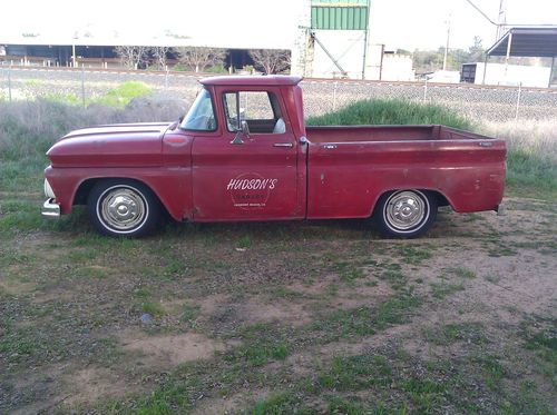 1963 chevy short bed big window truck rat rod/shop truck original ca truck