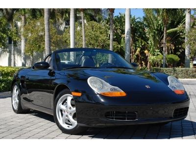 2000 porsche boxster roadster convertible 5-speed manual excellent miles 17in