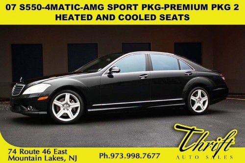 07 s550-4matic-amg sport pkg-premium pkg 2-heated and cooled seats