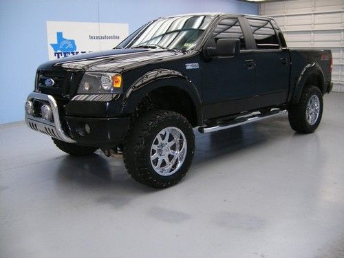 We finance!!!  2008 ford f-150 fx4 off-road 4x4 auto lift kit 20 rims tow cd!!