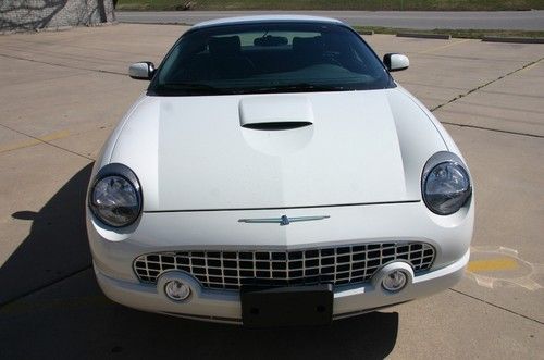 2004  ford thunderbird convertible  3.9l 1 owner low miles - 4 to choose  from!