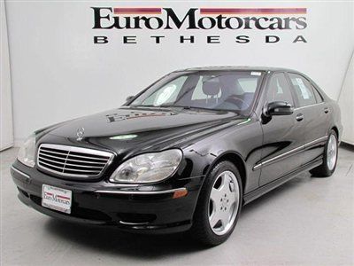Black navigation warranty cl55 leather s600 s500 s430 deal 02 03 04 used s class