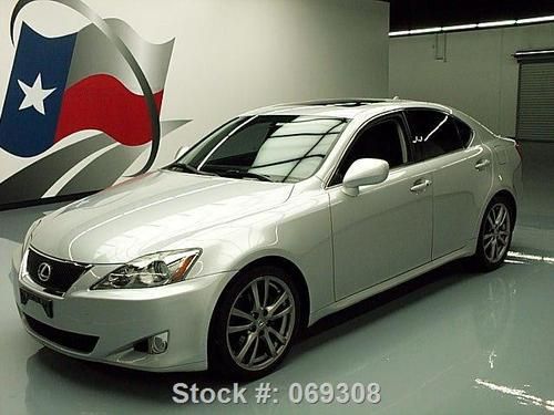 2008 lexus is250 climate seats sunroof paddle shift 54k texas direct auto