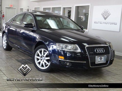 2005 audi a6 3.2l quattro navi htd sts moonroof xenons bose 2~owners