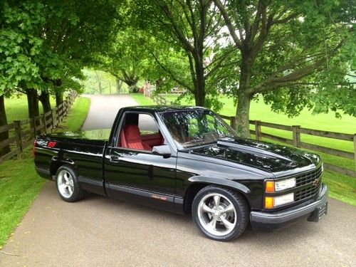 1990 chevrolet ss 454*only 81k miles*lowered*slick truck*torq thrusts*rare truck