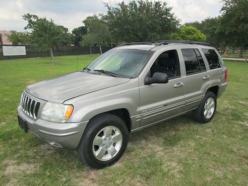 2001 jeep grand cherokee limited 4x4 heated seats sun roof 114k low reserve new