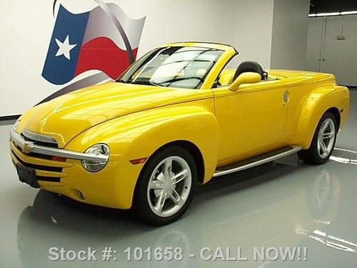 2003 chevy ssr convertible hard top htd leather 61k mi texas direct auto