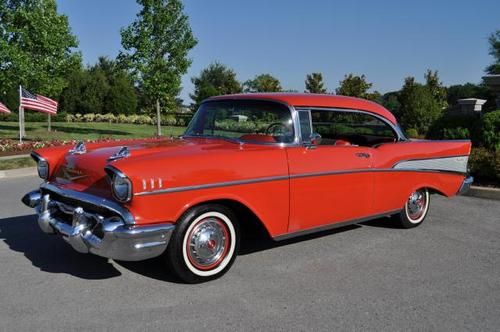 1957 chevrolet bel air..#'s matching!  mint!..collector owned..283 small block