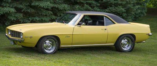 1969 camaro x44 307 daytona yellow 57000 original miles, mint body, must see!!