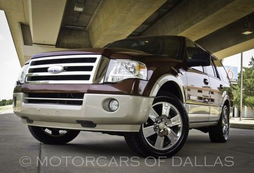 2008 ford expedition king ranch navigation sunroof tv/dvd homelink quad buckets