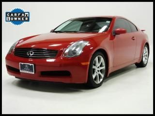 2004 infiniti g35 coupe 2dr cpe auto w/leather security system power windows